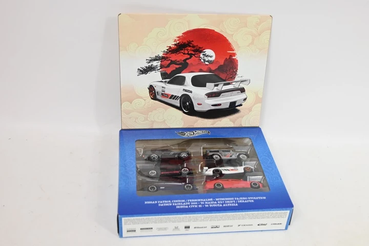 Mattel HOT WHEELS šešių japoniškų automodeliukų rinkinys (JLB23)
