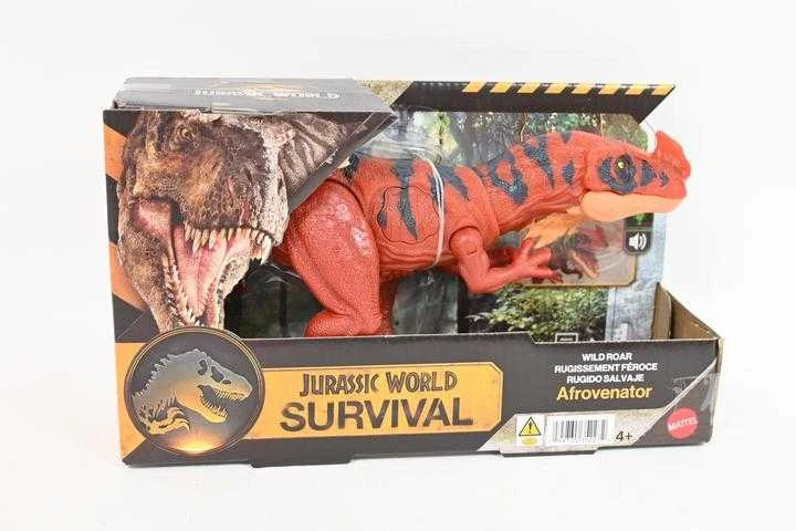 Mattel Jurassic World Juros periodo pasaulis - Laukinis riaumojimas su šviesomis ir garsu - Afrovenatorius (JKL76)