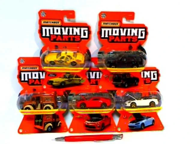 Mattel Matchbox automodeliukai su judančiomis detalėmis