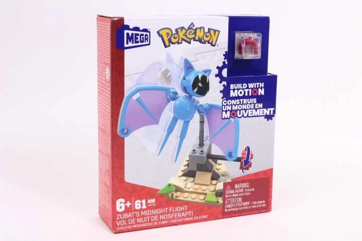 Mega Bloks Plastikiniai blokai mega pokemon blokai zubata naktinis skrydis