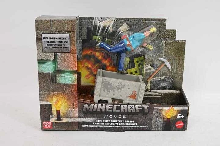 Mattel Minecraft - Steve'o ir kasyklų vežimėlio filmas (JGP20)