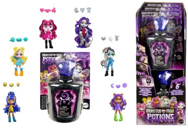 Mattel MONSTER HIGH mini siurprizų rinkinys – eleksyras (HYB10)