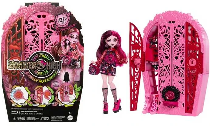 Mattel MONSTER HIGH SKULTIMATES siurprizų rinkinys – Drakulaura, vidurnakčio sodo serija (HYT72)