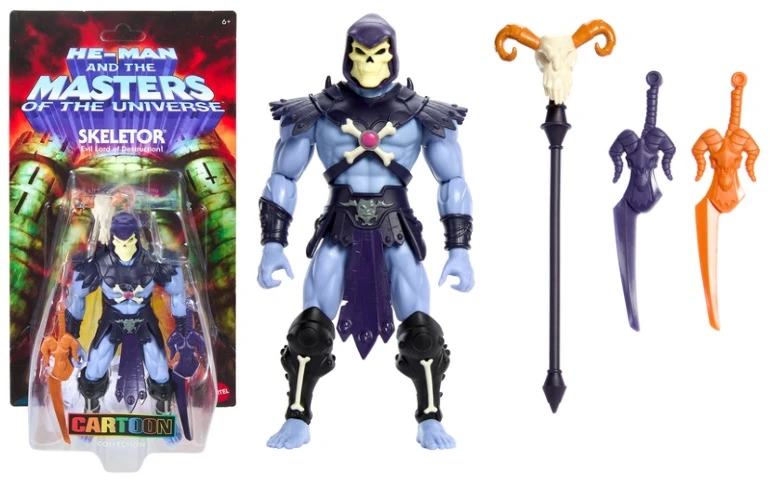 Mattel Figūrėlė Masters of the Universe Skeletor iš animacijos