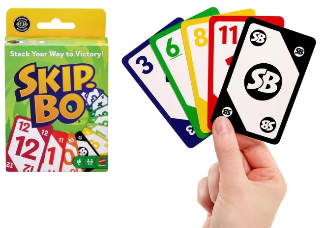 Mattel UNO kortos SKIP-BO (atnaujintos) (JMM20)