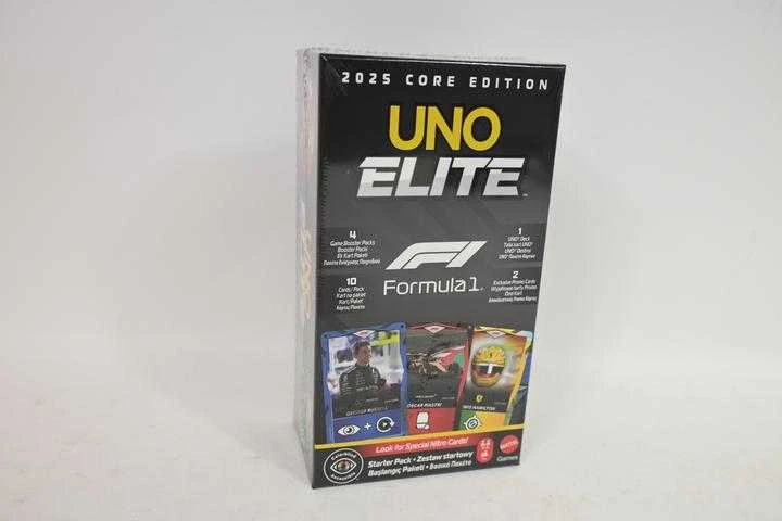 Kortos Mattel UNO Elita Formula 1 2025 Core Edition JLV42 (pradinis rinkinys)