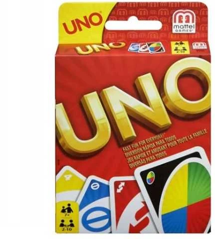 MATTEL GAMES kortų žaidimas UNO, W2085