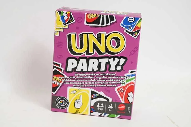 Mattel UNO kortos PARTY (atnaujintos) (JJV58)
