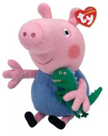 Meteor Maskotka Beanie Babies Lic PEPPA PIG - George reg (8421461301)