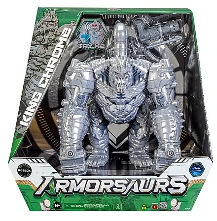 MGA Armorsaurs žaislai vaikams veiksmo figūrėlė King Chrome 252566-EUC