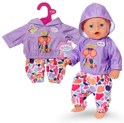 Baby Born sportinis kostiumas su gobtuvu 43 cm