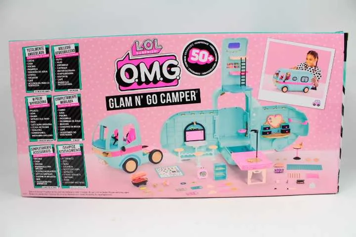L.O.L Surprise MGA L.O.L. SIURPRIZAS! LOL SUPRISE PRABANGUS KEMPERIS GLAMPER SU ŠVIESOMIS IR GARSAIS 4IN1, MELSVAS