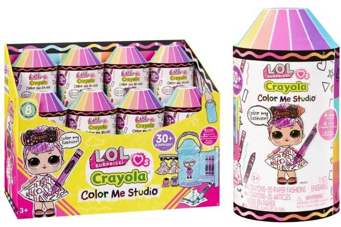 MGA L.O.L. siurprizas dievina CRAYOLA – „Color Me Studio“
