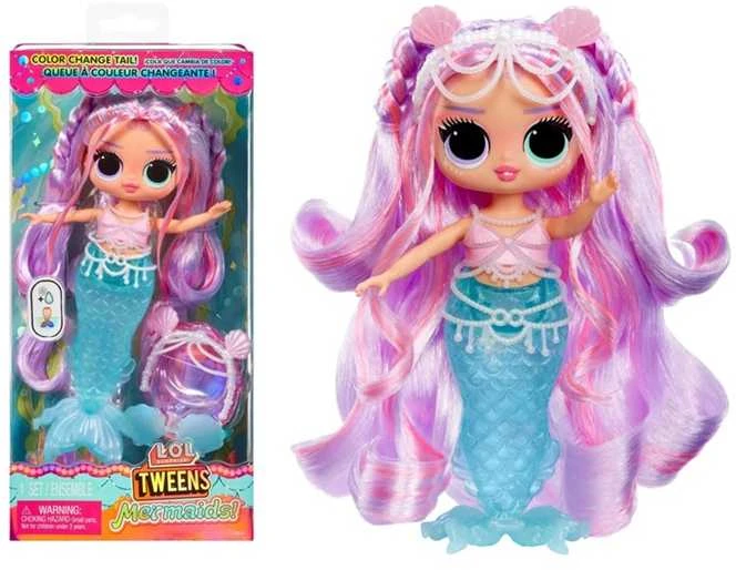 MGA L.O.L Surprise L.O.L. Undinėlė lėlė Lana Marine 510444-EUC