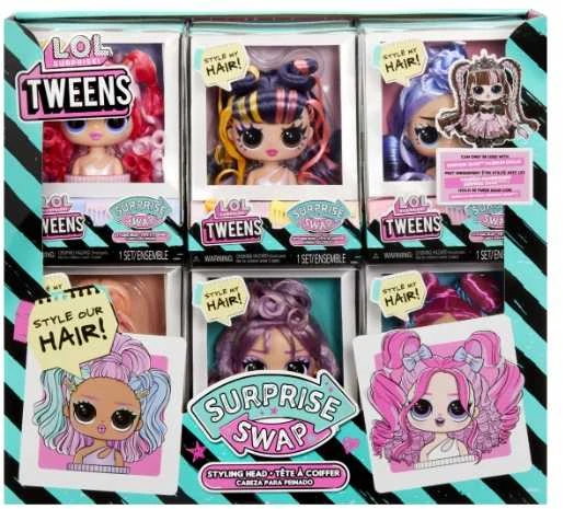 LOL Surprise Tweens Surprise Swap - Stilizavimo galvos