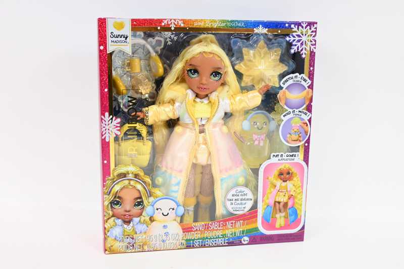 MGA Lėlė Rainbow High Winter Wonderland Sunny geltona 120858-EUC