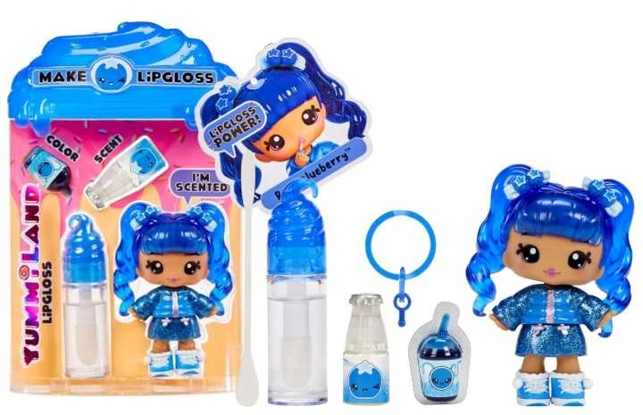 MGA 120766EUC Yummiland Lūpų blizgis Doll- Rory Blueberry