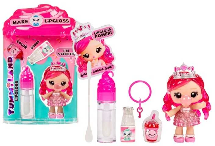 MGA 120711EUC Yummiland Lūpų blizgis Doll- Bianca Bubblegum