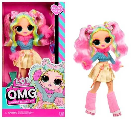 MGA L.O.L. Surprise OMG lėlė Bubblegum DJ 595649EUC