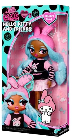 MGA L.O.L Surprise O.M.G mados lėlė My Melody Hello Kitty ir draugai 249887-EUC