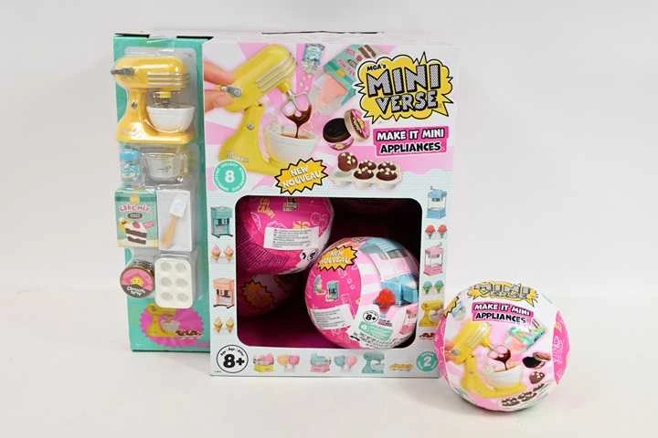 Žaislų rinkinys vaikams MGAs Miniverse Make It Mini Appliances Serija 2 523444 EUC