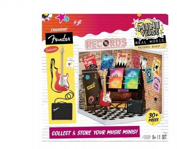 MGA's Miniverse žaislinė vinilinių plokštelių parduotuvė 253136-EUC