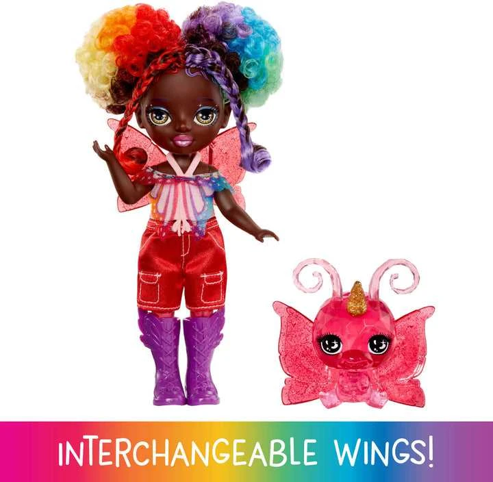 MGA Lėlė Vaivorykštės Fėja Astrid Rainbow High Littles 543398EUC