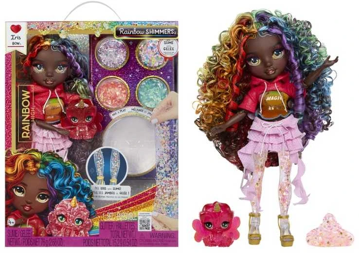 MGA Lėlė Rainbow High Rainbow Shimmers su gleive Iris vaivorykštinė 122432-EU