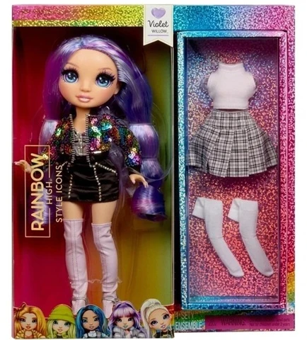 MGA Lėlė Vaivorykštės violetinė lėlė