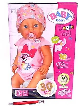 Baby Born interaktyvi lėlė - mergaitė Magic Girl, 43cm (827956)