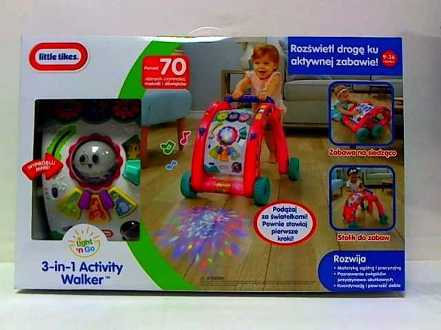 Little Tikes Vaikštynė „Trys viename“, rožinis