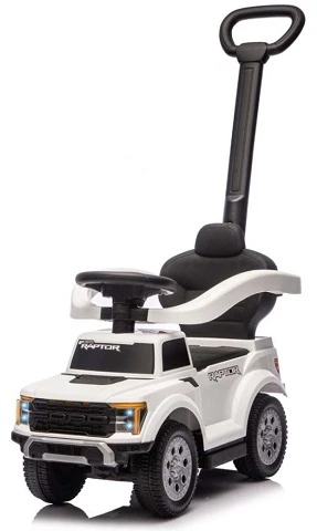 Milly Mally Važiuoklė su rączką Ford F-150 3w1 Baltas