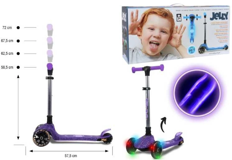 MILLY MALLY 6253 Motoroleris Jelly violetinė
