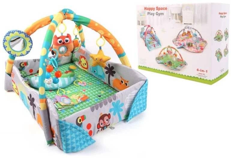 MILLY MALLY 6142 TinyMini JL628-1B Mokomasis kilimėlis 4in1 Jungle