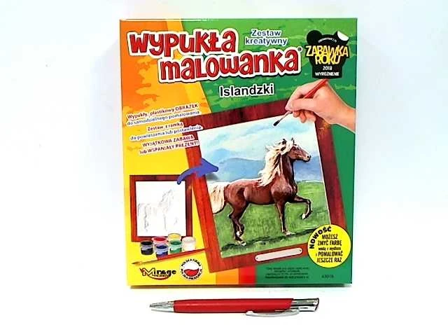 Kūrybinės tapybos rinkinys. Mirage Hobby Islandijos arklys