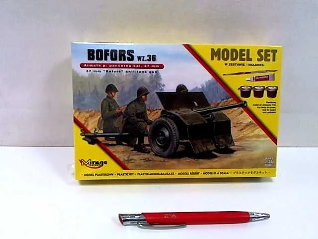 Mirage Modele Mirage Bofors wz36 Prieštankinio pistoleto cal.37mm rinkinys (586916)