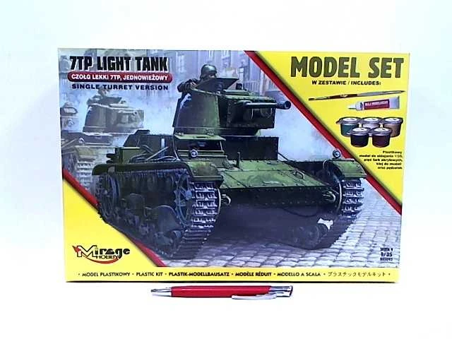 Konstrukcinis modelis Mirage Polish lengvasis tankas 7TP
