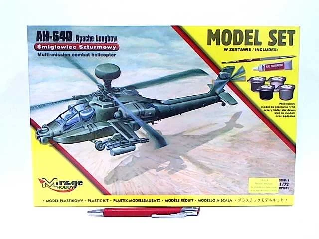 Mirage AH-64D Apache Longbow modelių rinkinys [American Attack Helicopter (872091)