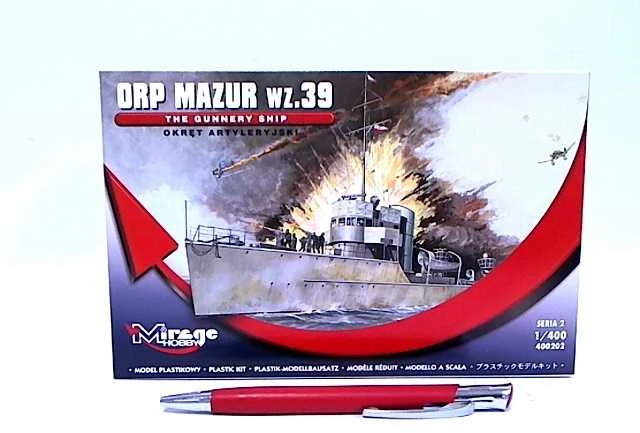 Mirage Modele Artilerijos laivas „Mirage ORP Mazur wz.39“ (400202)