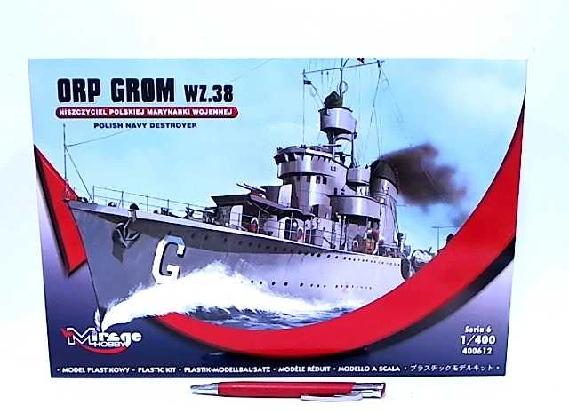 Mirage ORP GROM wz 38, spalvotas