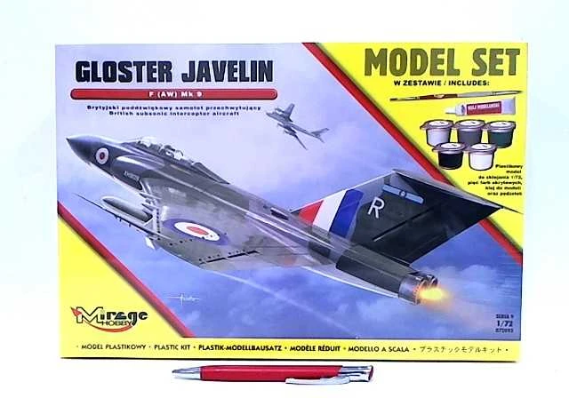 Mirage Surenkamas lėktuvo modelis „Gloster Javelin F Mk9“ / 872093