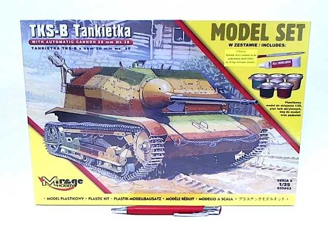 Mirage Modele „Mirage Tks-B“ bakas su Nkm 20 mm wz38 rinkiniu (586915)