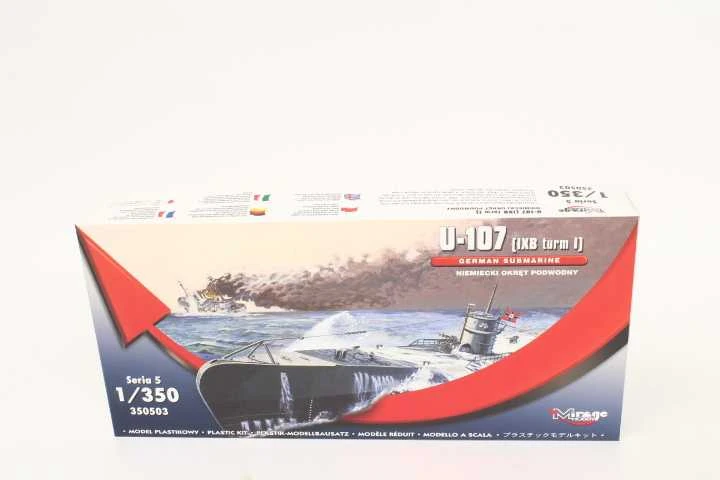 Mirage Plastikinis U-Boot U-107 IXB modelis