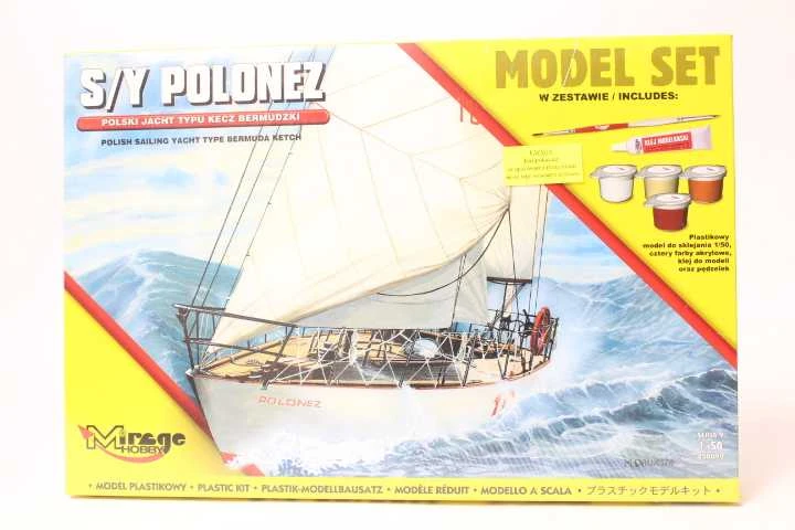 Mirage Plastikinis lenkų Bermuda Ketch tipo jachtos modelis 1/50