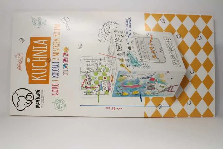 Monumi Spatial kitchen XXL knyga spalvinimui vaikams