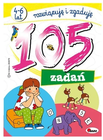 Morex 105 KNYGOS UŽDUOTYS – sprendžiami ir spėliojami, 4–6 metų vaikams