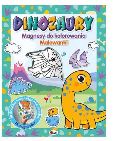 Morex dinozaurų spalvinimo magnetai 13891
