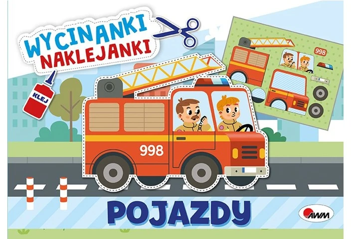 Morex Wycinanki naklejanki Pojazdy 16007