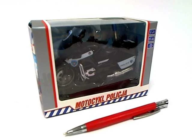 HKG Hipo Police motociklas 13cm motorizuota šviesa, garsas M1217U