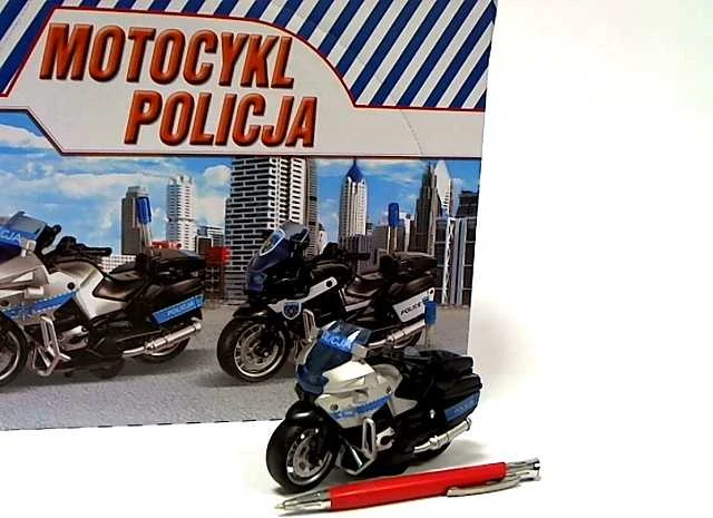 Hipo policijos motociklas 13 cm motorizuotas, lengvas, garsas (HKG104)